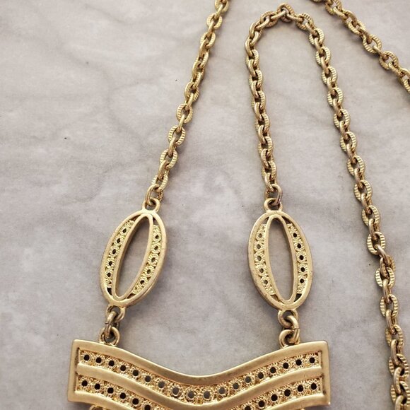 ✨ Stella and Dot Vintage Antique Boho Summer Iconic Kimberly Statement Necklace - Picture 5 of 16